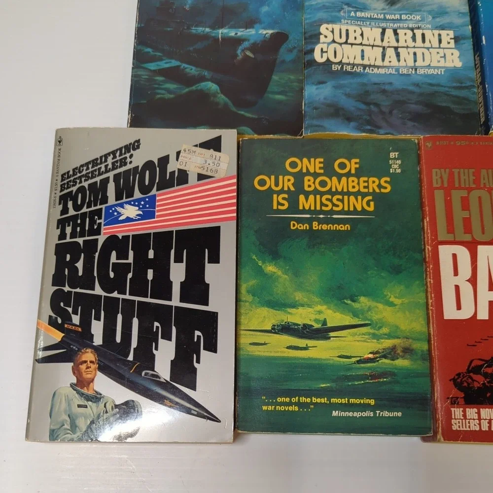 Wartime Combat WWII Novels (4) Submarine‎ (2) Air Force (2) Marine (1) OSS VTG